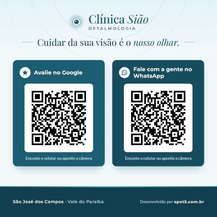 Placa personalizada de exemplo: Clínica Sião