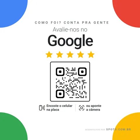 Placa de Avaliação Google Quatro Cores - Comprar Online | Spot5